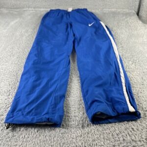Nike Blue White Stripe Athletic Track Pants Joggers Men's Size M